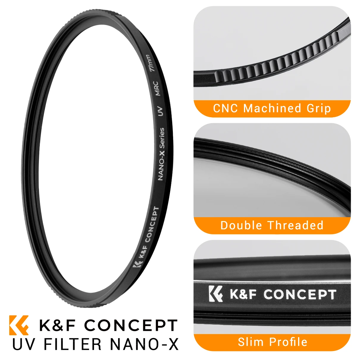 K&F 105mm Nano-X UV Filter KF01.1901