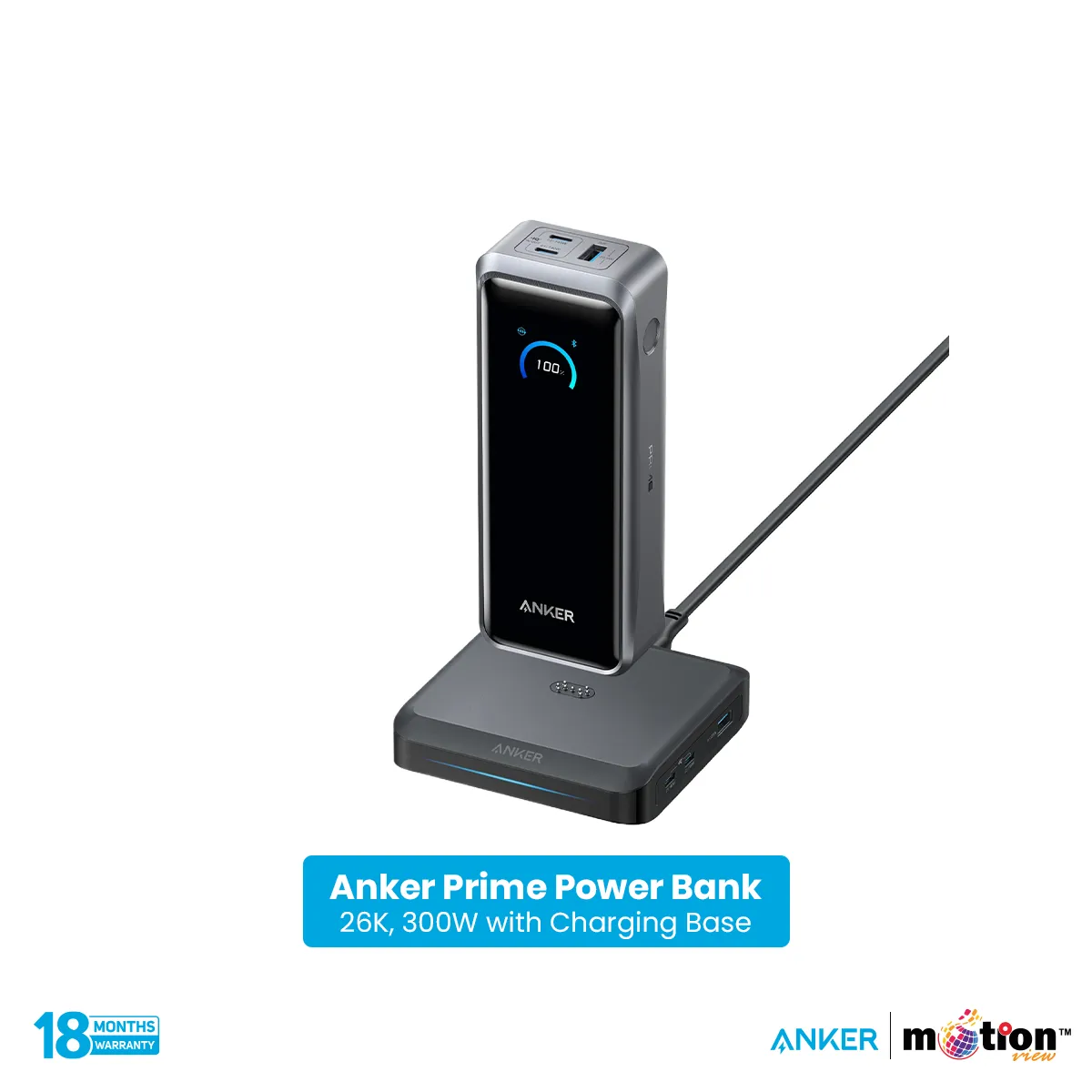 Anker Prime 26K 300W Power Bank with Charging Base
