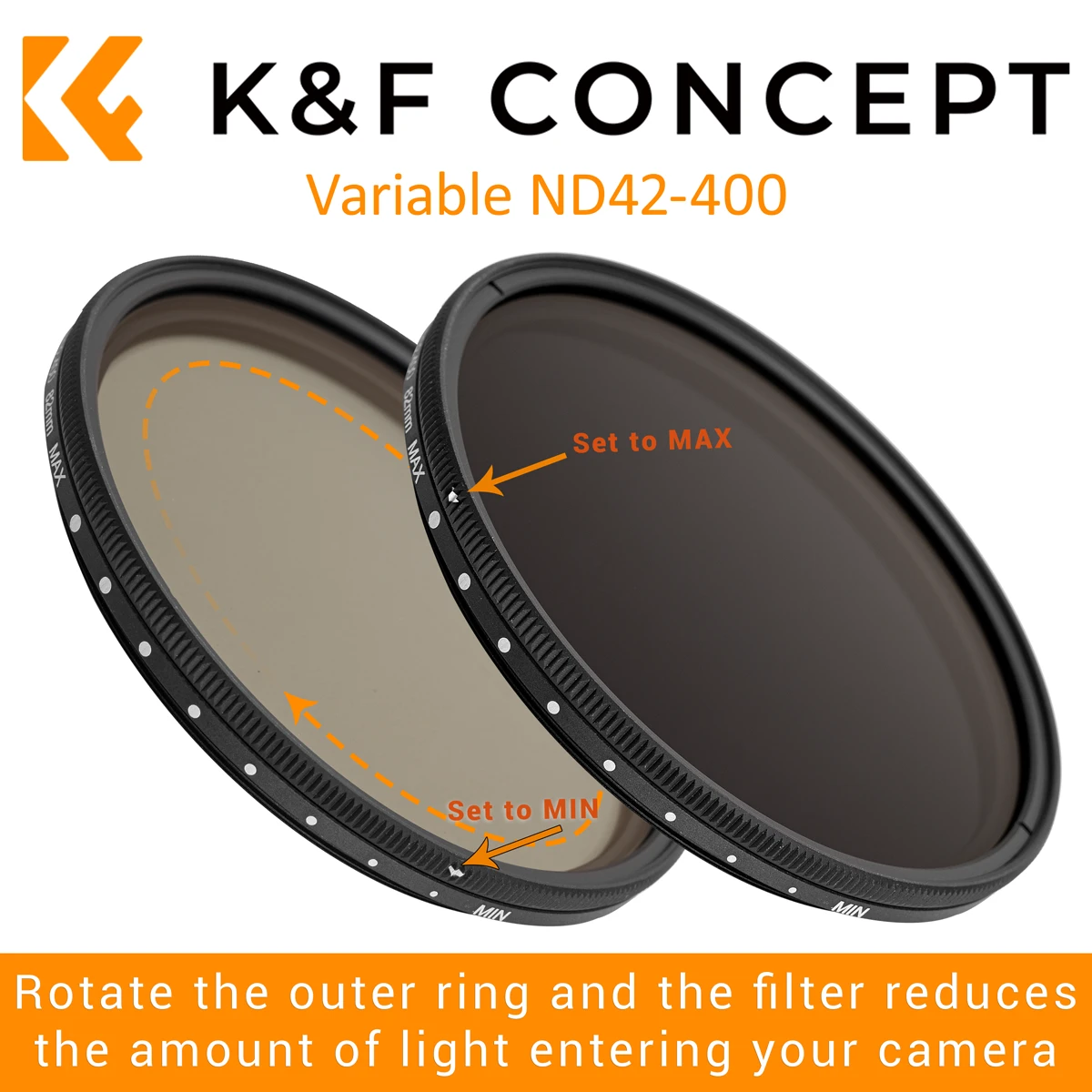 K&F 49mm Variable ND2-ND400 KF01.1398