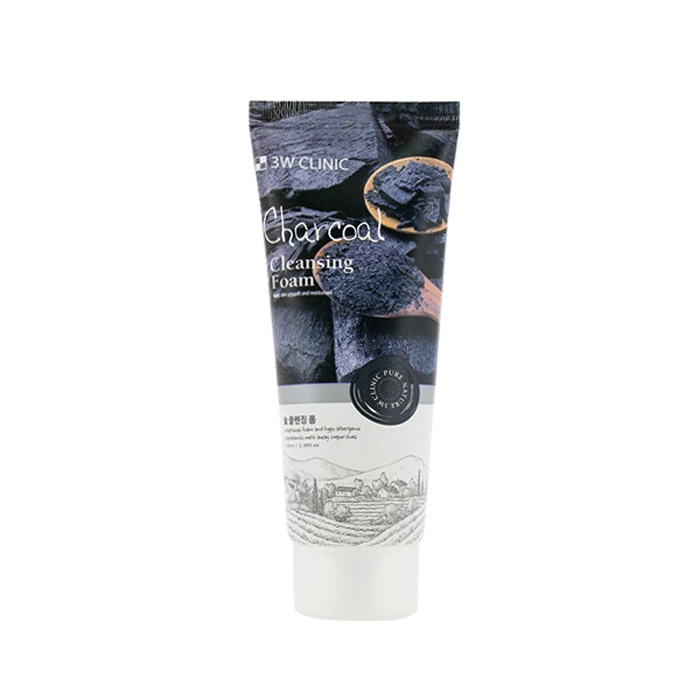 3W Clinic Charcol Foam Cleansing 100ml | Face Wash