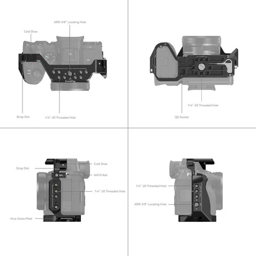 SmallRig Full Camera Cage for Sony A7IV & A7SIII MFR3667B