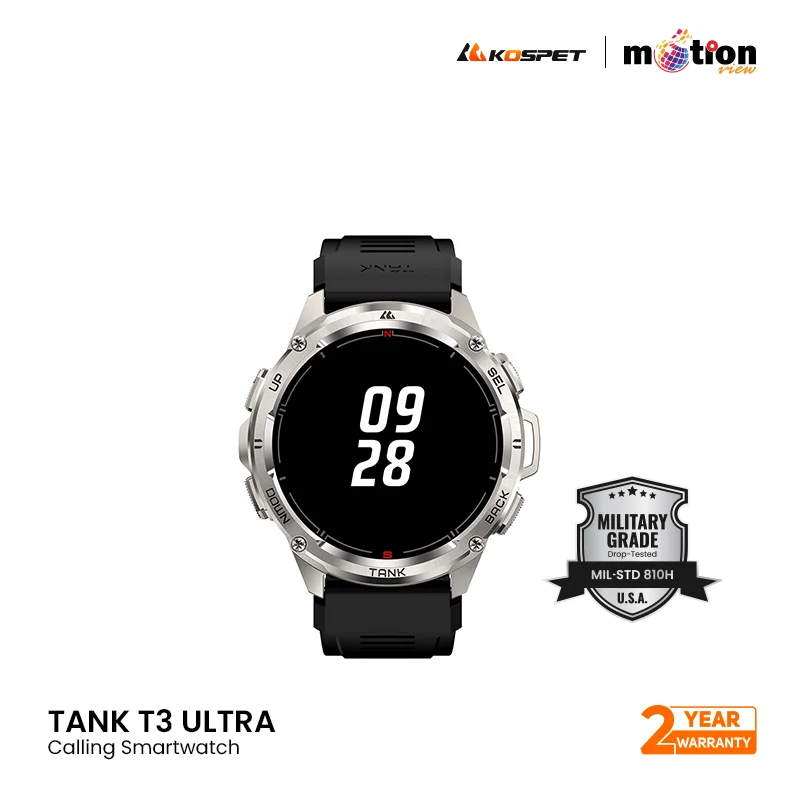 KOSPET TANK T3 Ultra Calling with GPS Smart watch