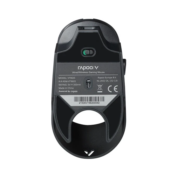 Rapoo VT960S Dual-Mode Wireless RGB Gaming Mouse – Black