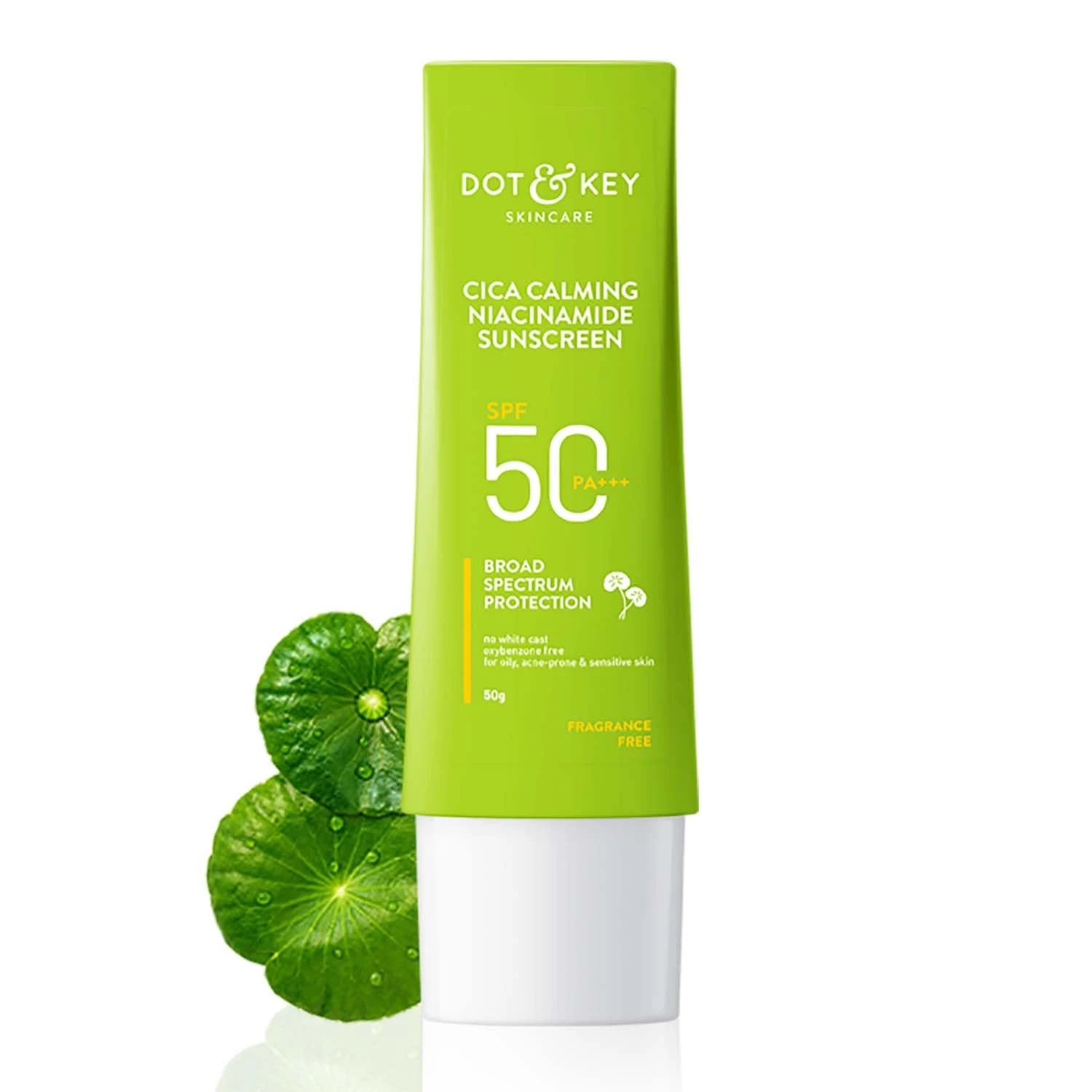Dot & Key CICA Calming Niacinamide Sunscreen 50gm SPF50+ PA+++ 50g | India
