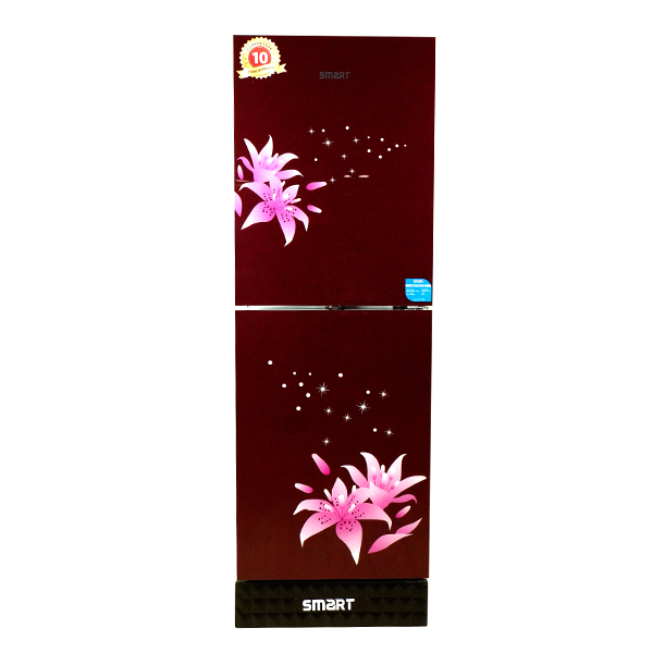SMART 216 Ltr Bottom Mount Refrigerator - Red | SER-216BS