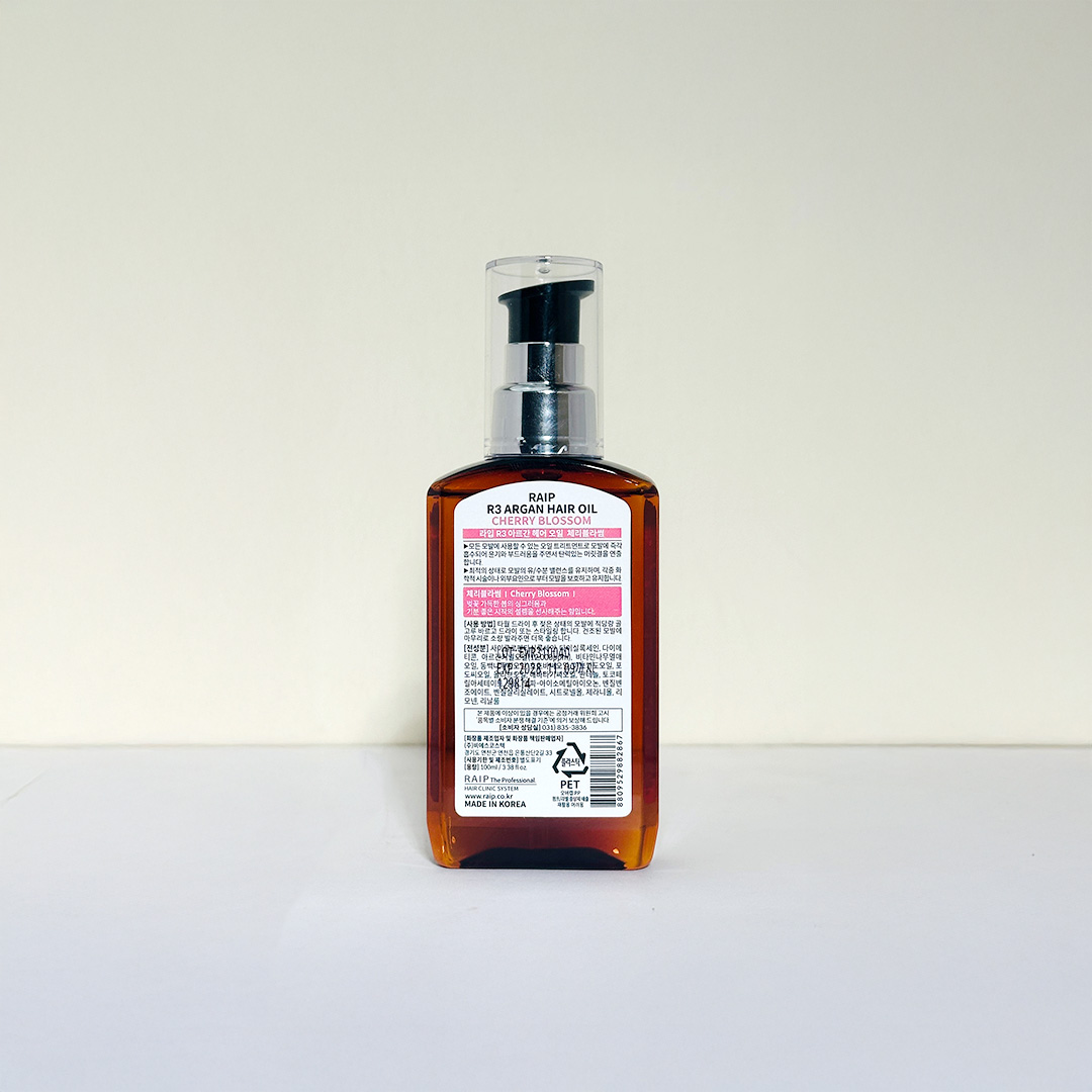 Raip R3 Argan Hair Oil – Cherry Blossom 100 ml