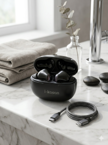 I-KOSON DIK117 Wireless Earbuds – Smart Control & Crystal Clear Sound