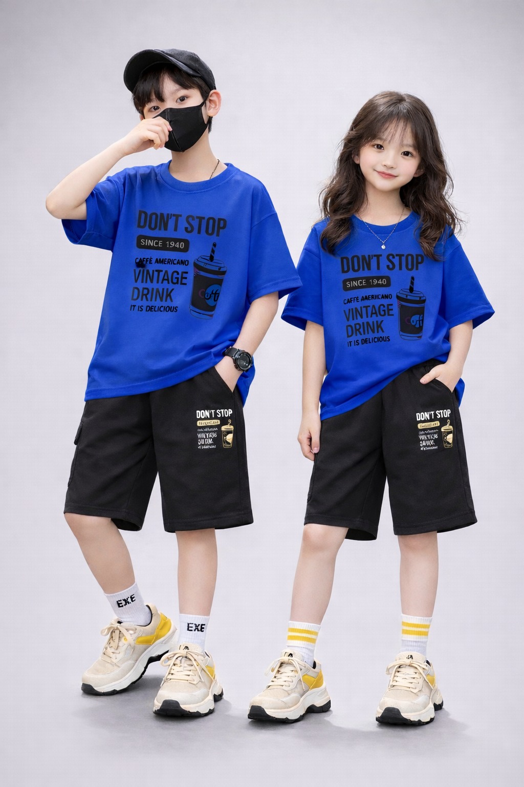 Drop Shoulder Baby TShirt and Pant Set