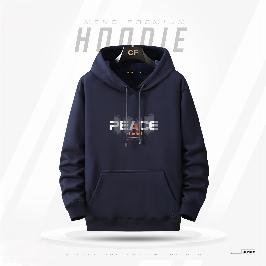 Men's Winter Hoodie ( Navy & Black)