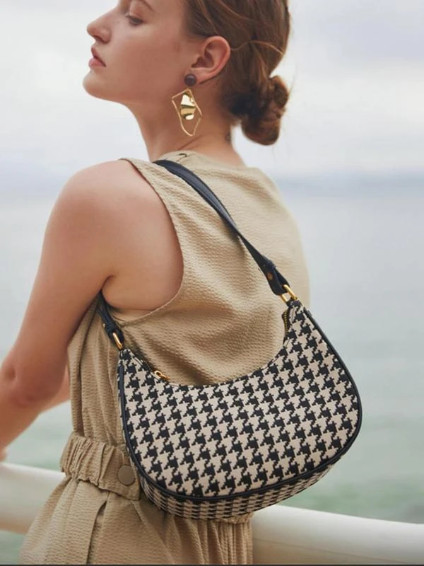 Imported Premium Ladies Handbag Black & Brown