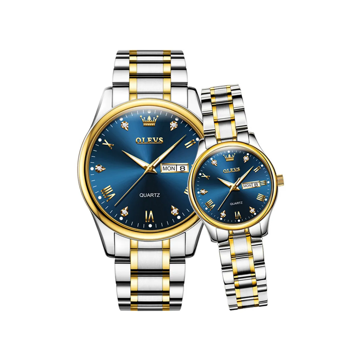 Olevs 5563 CHAIN WATCH –( Blue Dial) For Men
