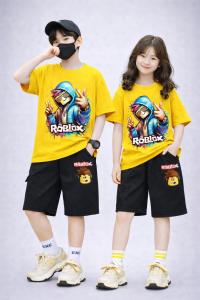 Drop Shoulder Baby TShirt and Pant Set