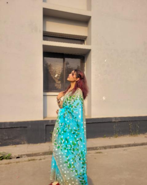 Exclusive Handloom Half Silk Saree – Dropupseller Signature Collection