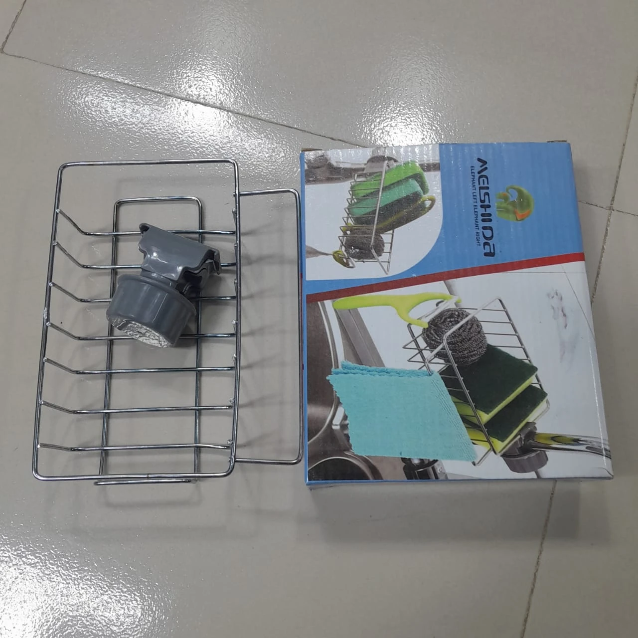 Stainless Steel Rack Kitchen Sing Organizer Holder-1Pcs