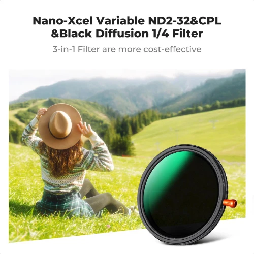 K&F Concept Nano X-Series 3-in-1 Variable Camera Lens Filter