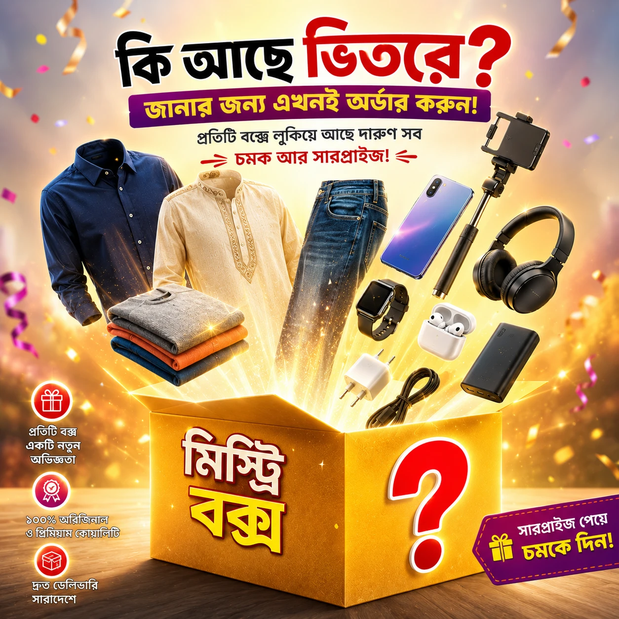 Unbox the Surprise: Mega Mystery Box! ?