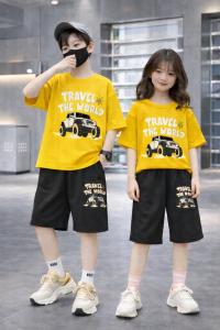 Drop Shoulder Baby TShirt and Pant Set
