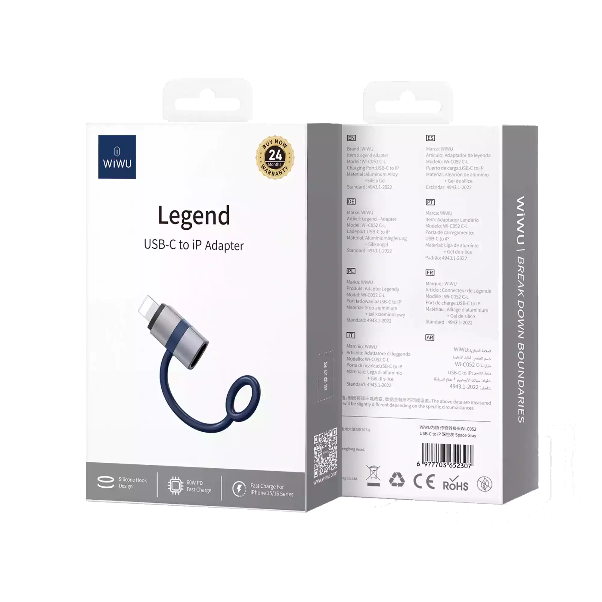 Wiwu Wi-C052 Charging Connector Type C to lightning