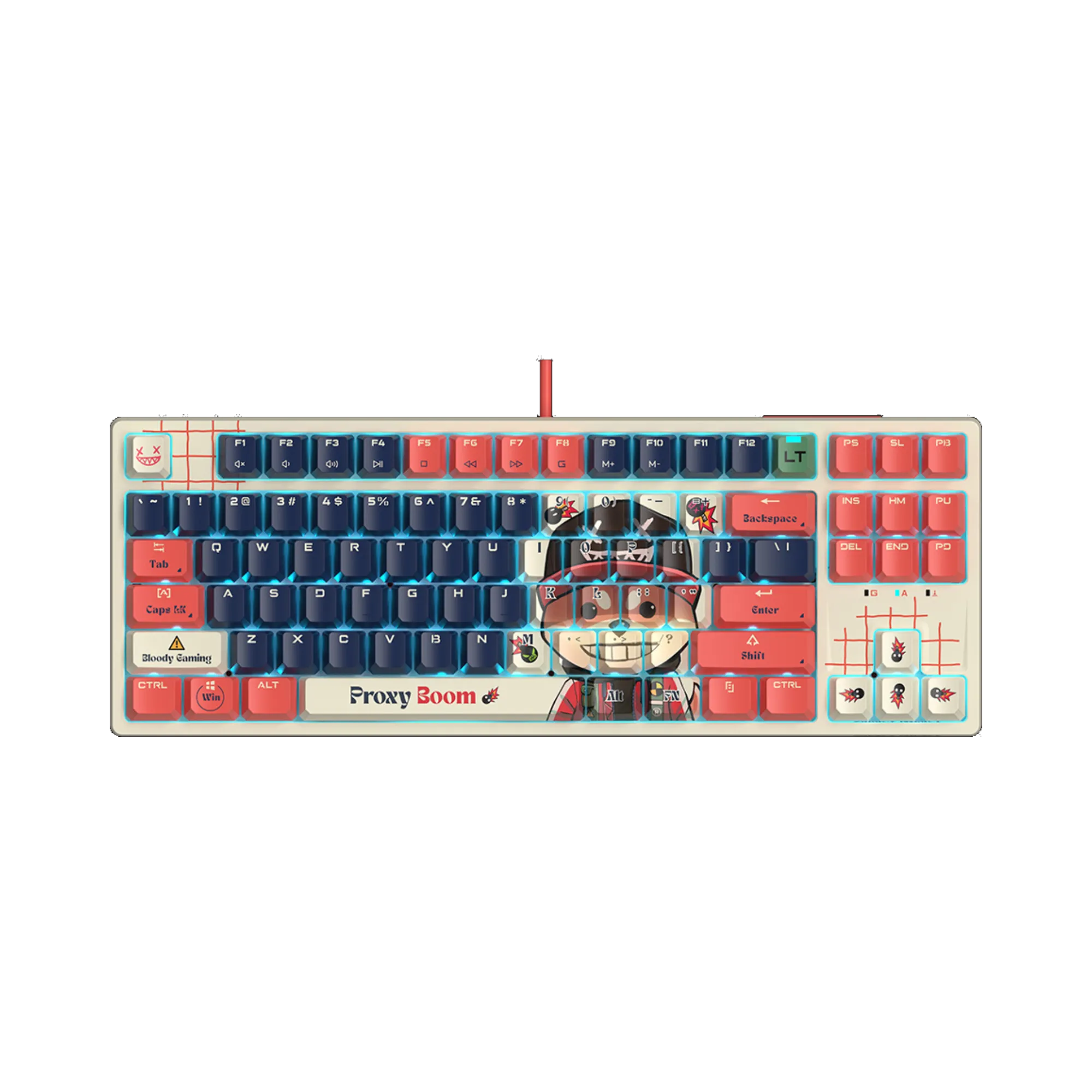 A4Tech Bloody AT87 RGB Wired Mechanical Gaming Keyboard