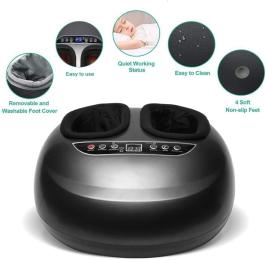 Electric Foot Massagers With Heated, Soothing Deep Kneading Therapy For Foot Wellness