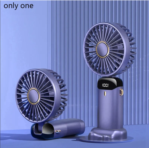Portable Fan Personal Fan 5000MAh Rechargeable,5 Speeds with LED Display,90° Adjustable Multicolour