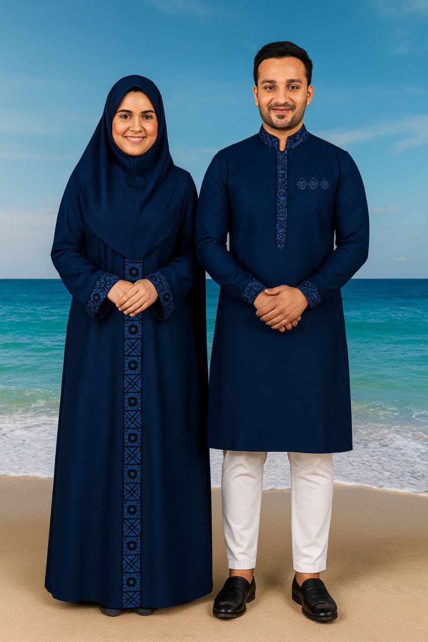 Eid Special Couple Panjabi Borka Combo