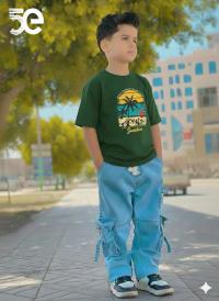 Boys Denim Pant and T-Shirt set
