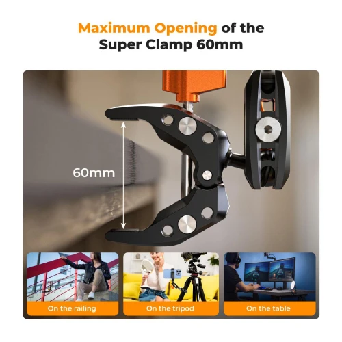 K&F Concept MS-13 Magic Arm with Super Clamp Set