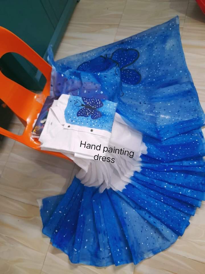 Exclusive Design Hand Print Couple Dress For Sweet Couple