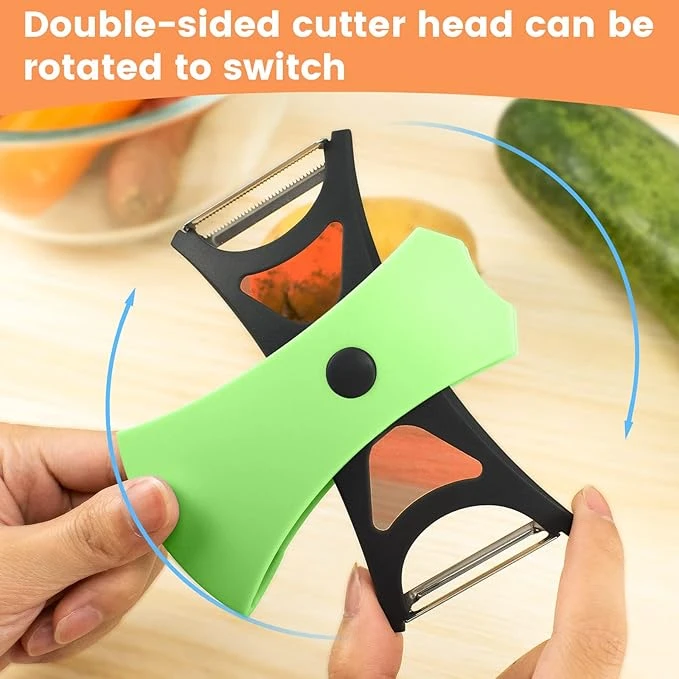 3 in 1 Vegetable Peeler for Potatoes, Carrots, Vegetables