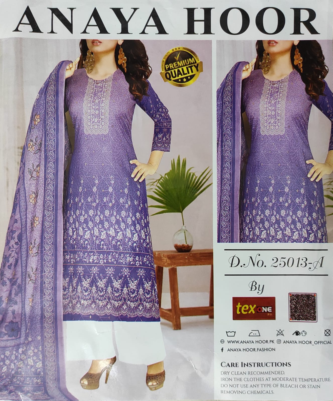 ANAYA HOOR Rigging Digital printed cotton 3 Piece