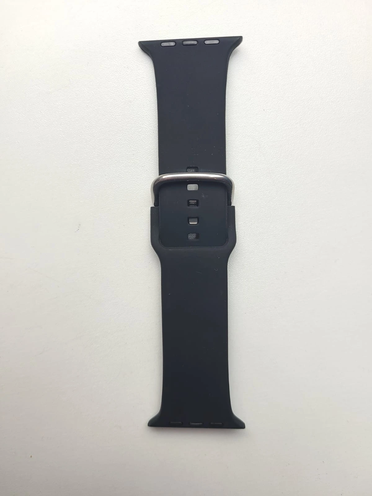 42mm-45mm Silicone Strap For smartwatch – Black Color