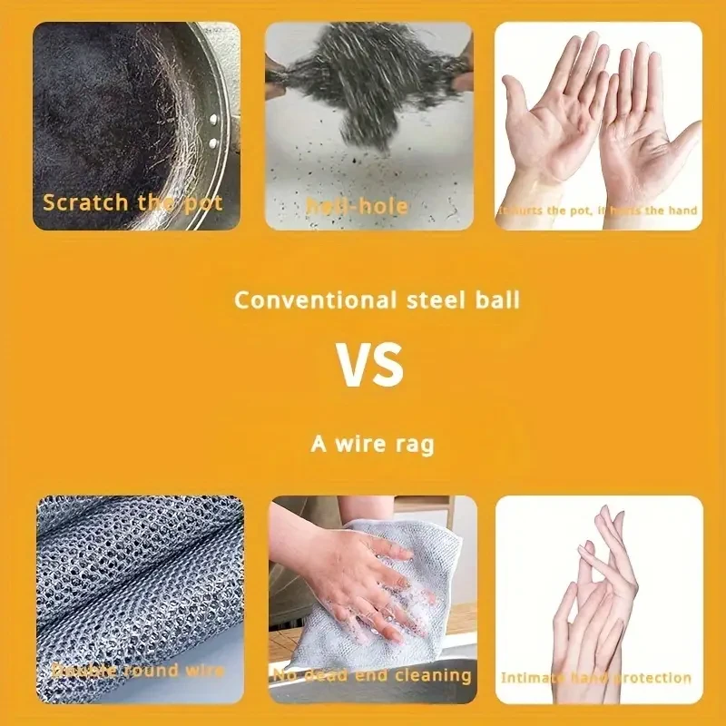 New design good quality dish wash cloth 6pcs