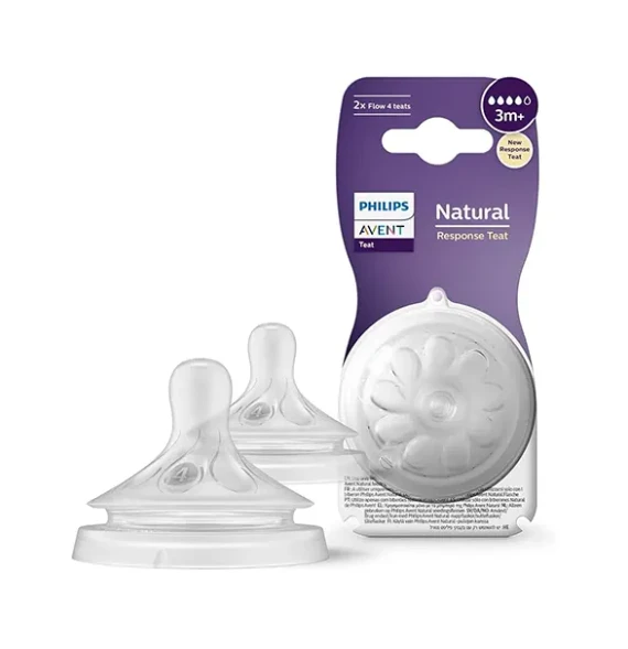 Philips Avent Bottle Nipple Natural 3 Month Plus 2pcs