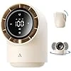 Aecooly PB01 Touch Control Desk Fan, 100 Speeds Quiet Bedroom Digital Display 8000mAh