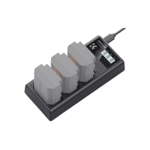 K&F Concept NP-FZ100 Battery Charger Triple Slot