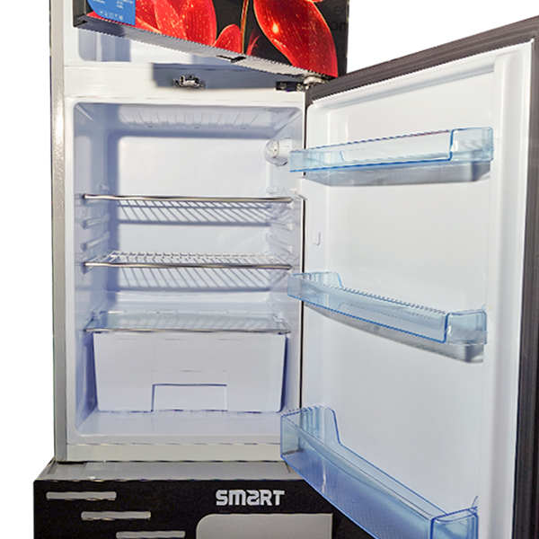 SMART 217 Ltr Top Mount Refrigerator - Black | SER-217TS