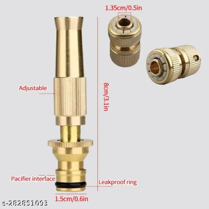 High Pressure Copper Spray Nozzle Hose Pipe Home Washing Car/Boat /Decks Tools