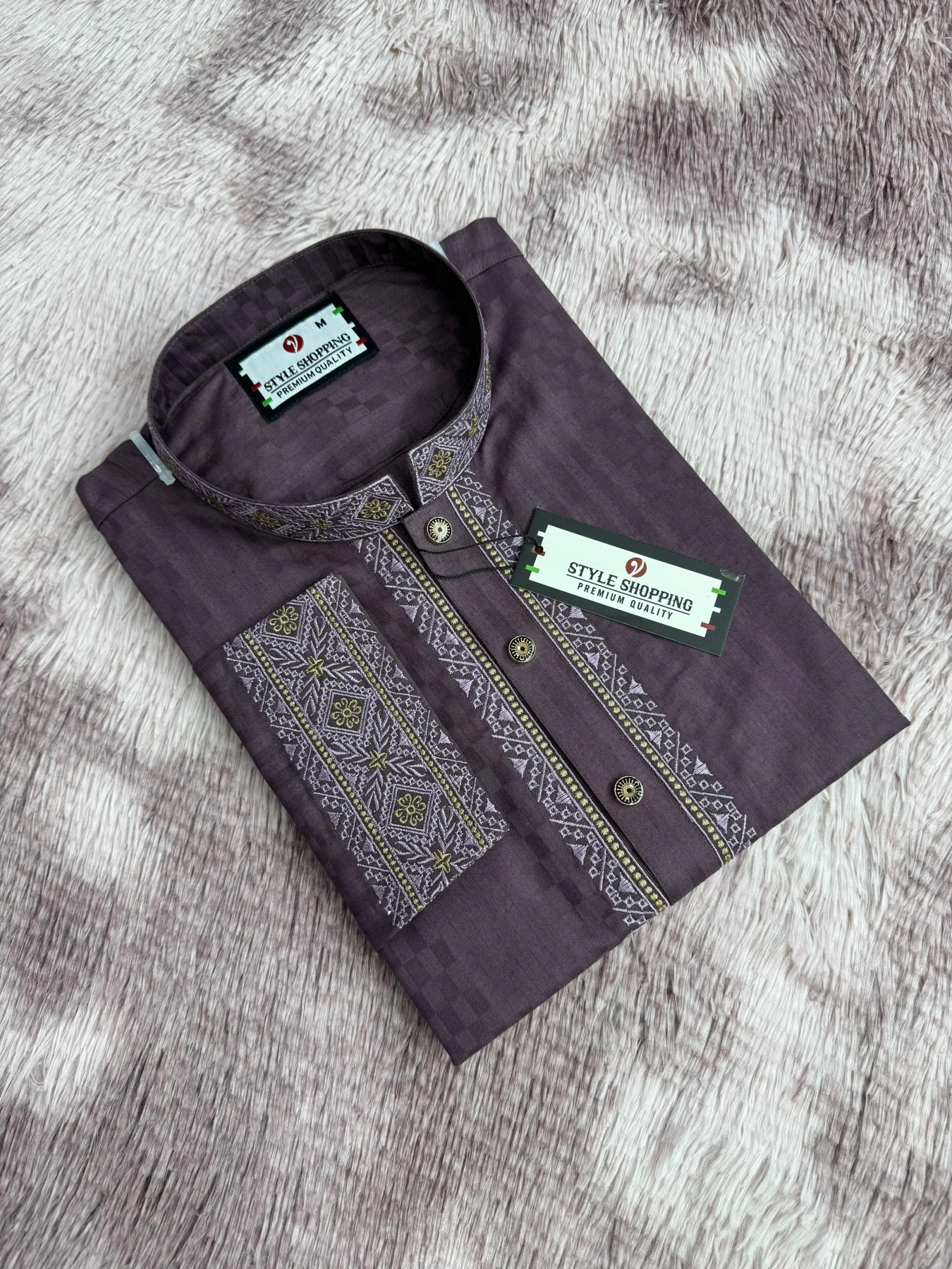 Eid Collection 2026 Purple Color Embroidery Punjabi