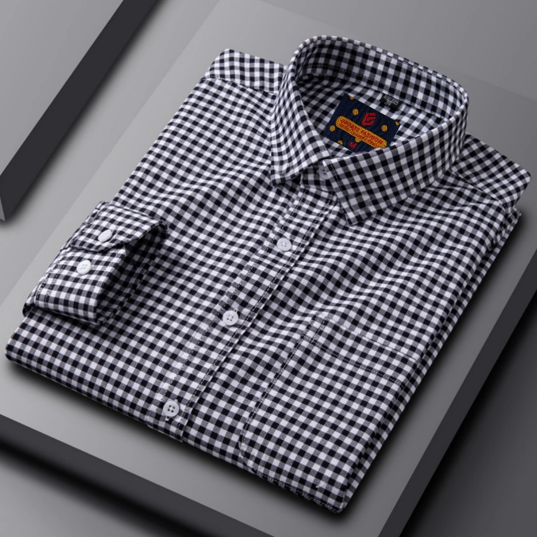 Mens long sleeve Grameen check shirt