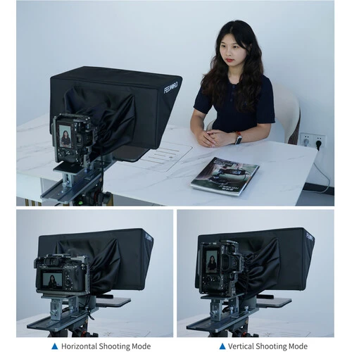 FeelWorld TP16 Remote-Controlled Folding Teleprompter for Tablets