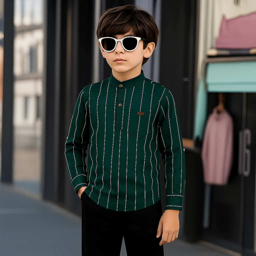 Father & Son Premium Striped Cotton Katua