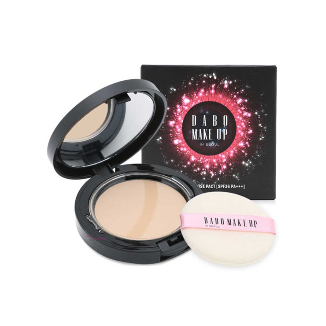 Dabo Make Up No Sebum Rose Pact SPF36 PA+++ 21 Light