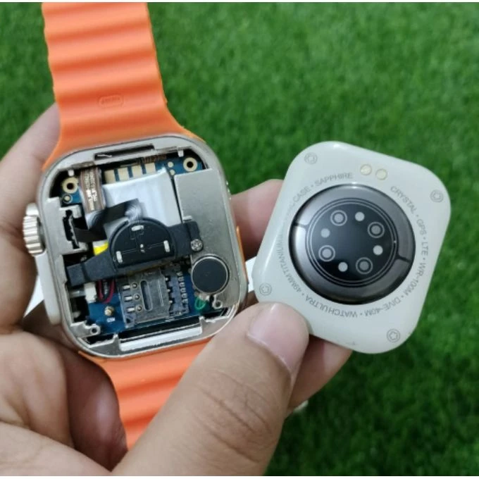 K10 Ultra Smart Watch With Sim Supported 2.1" Display, Wireless Charger And Bluetooth Connectivity Calling & Music, Fitness Tracker With 20 Different Sports Mode