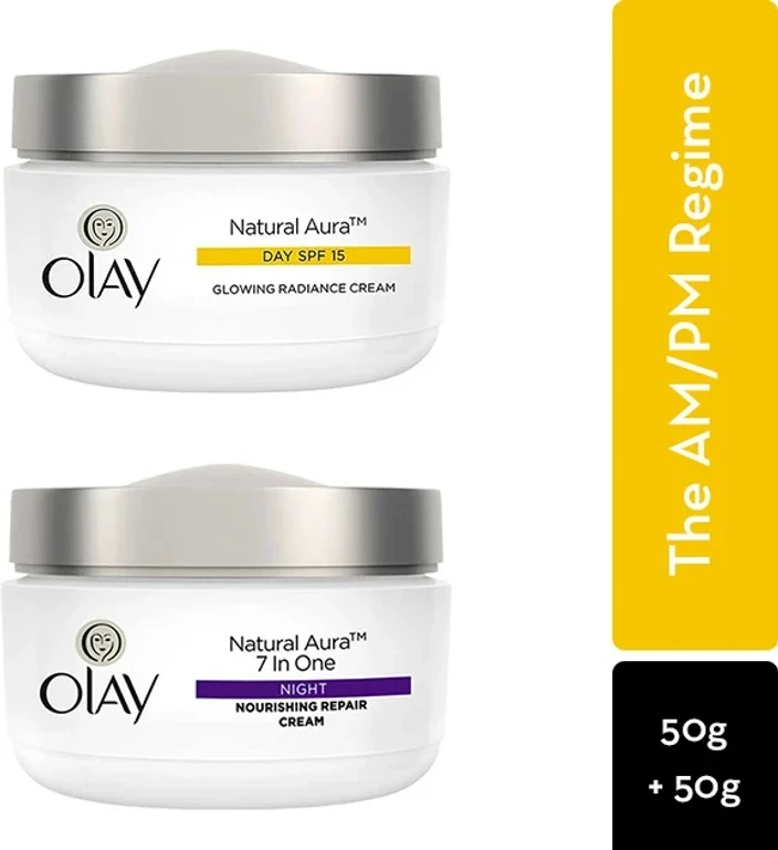 Olay Natural Aura Natural Cream 50gm Combo Pack