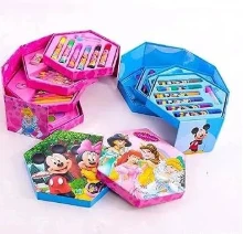 Art Set with Colors Box Pencil Colors, Crayons Colors, Water Color, Sketch Pens Set for Kids - 46 Pieces