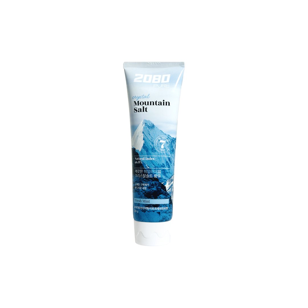 2080 Pure Mountain Salt Fresh Mint Flavor Toothpaste 120 g