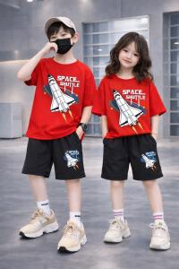 Drop Shoulder Baby TShirt and Pant Set