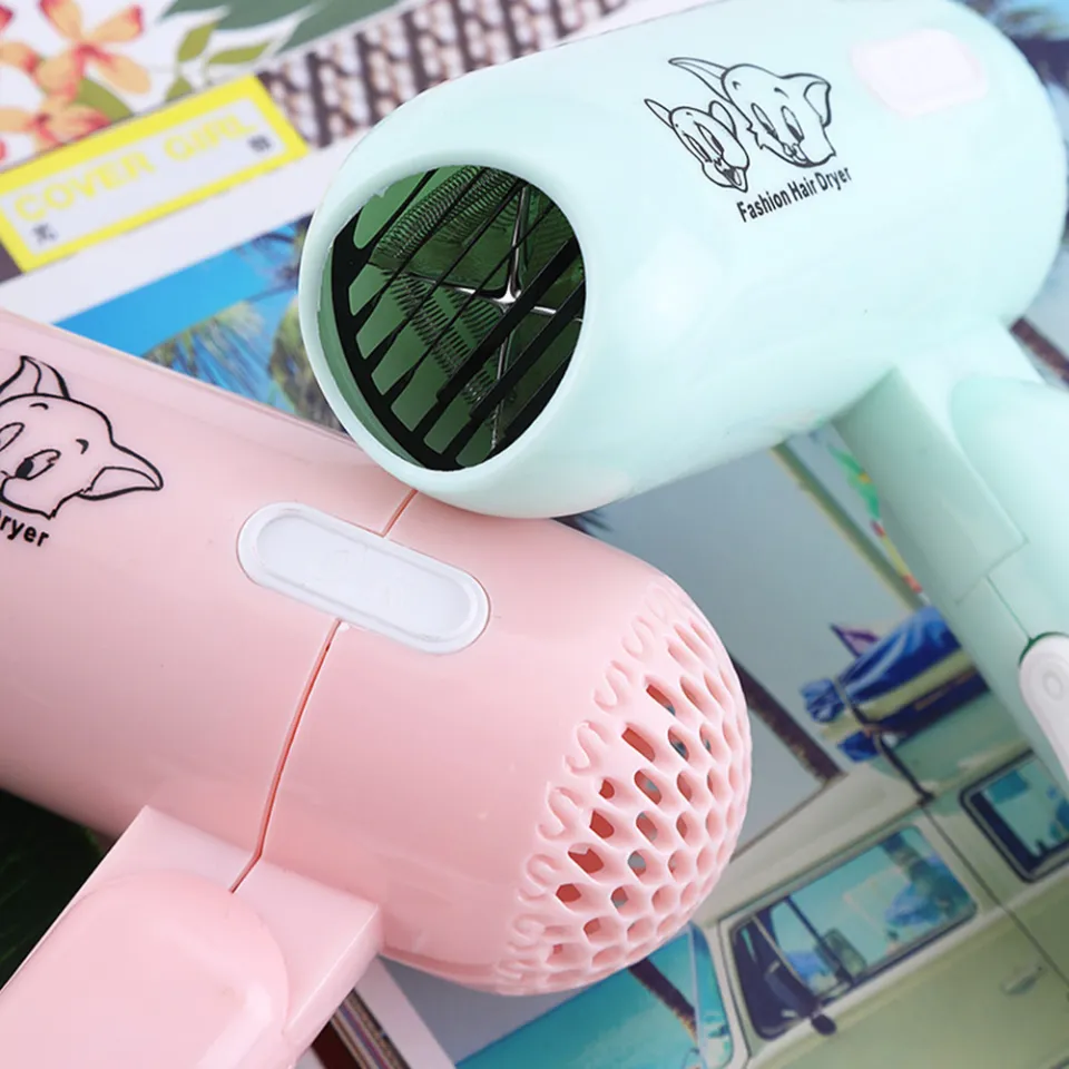2024 Cartoon Fashion Hair Dryer for Children/Students/Dormitories/Travel Portable Foldable 2-speed Home Hair Dryer