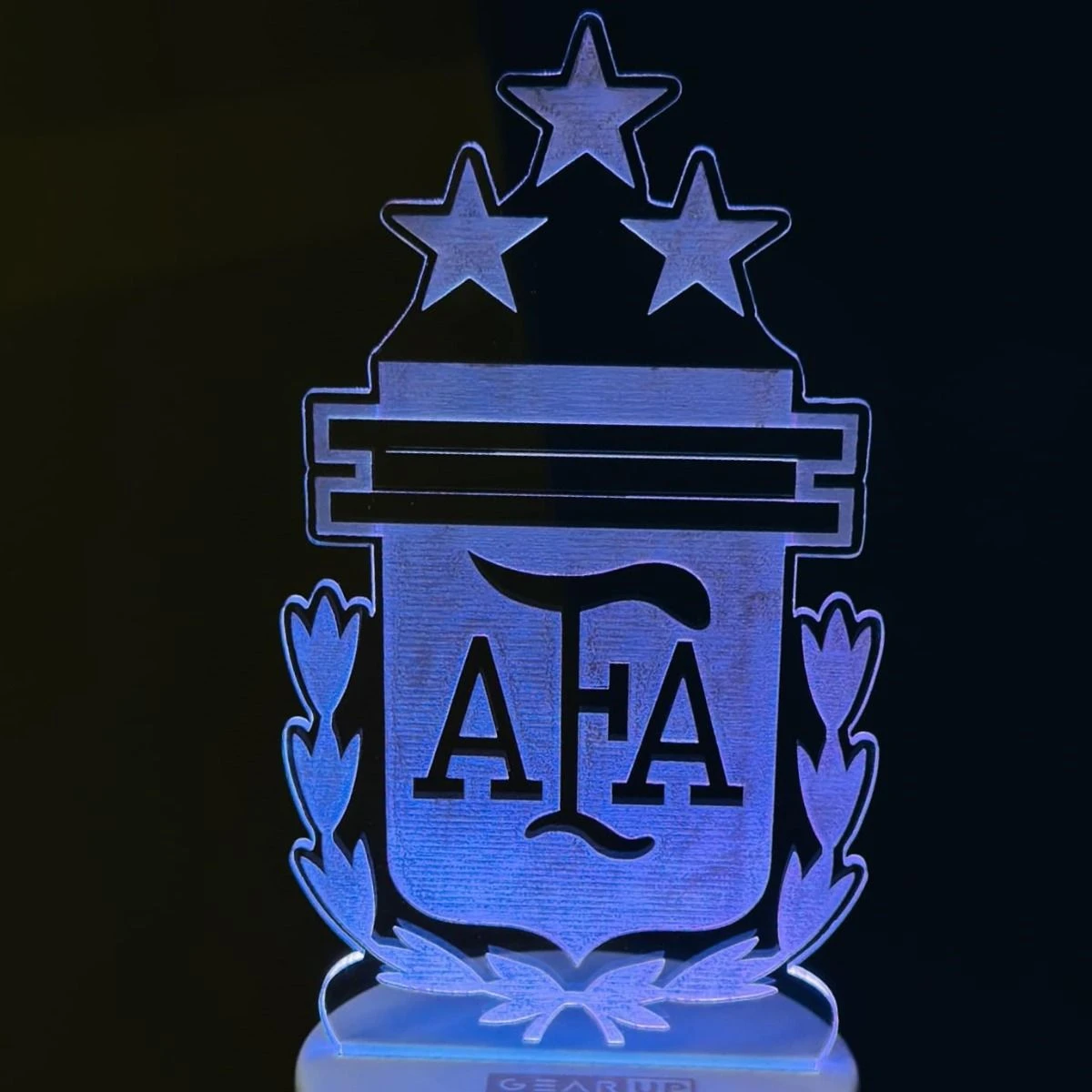 GearUP Acrylic Multicolor Night Lamp (Argentina Football Logo) – 20 pcs